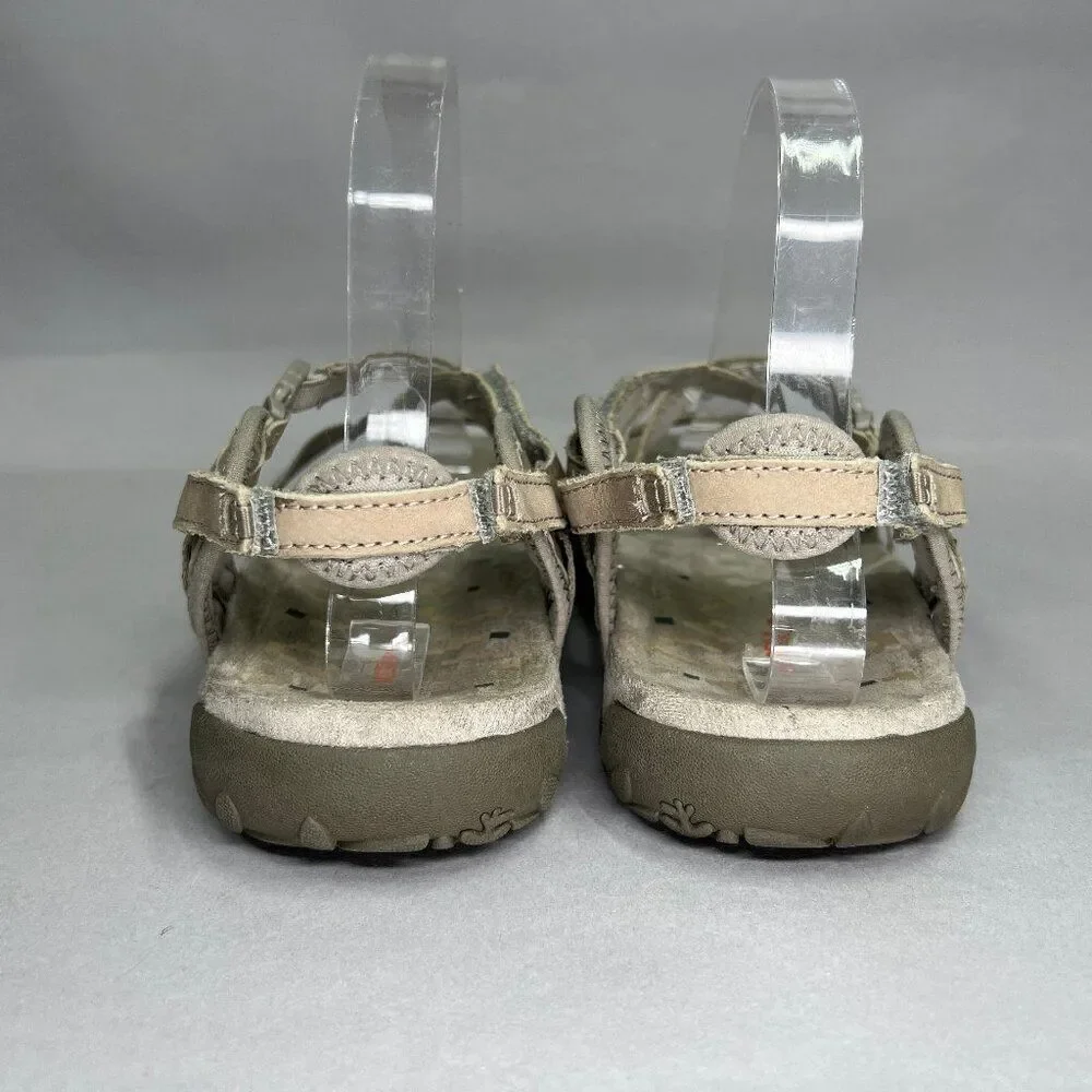 Merrell Terran Lattice II Sandal Women 10 Tan‎ Athletic Outdoor Hiking Flip Flop